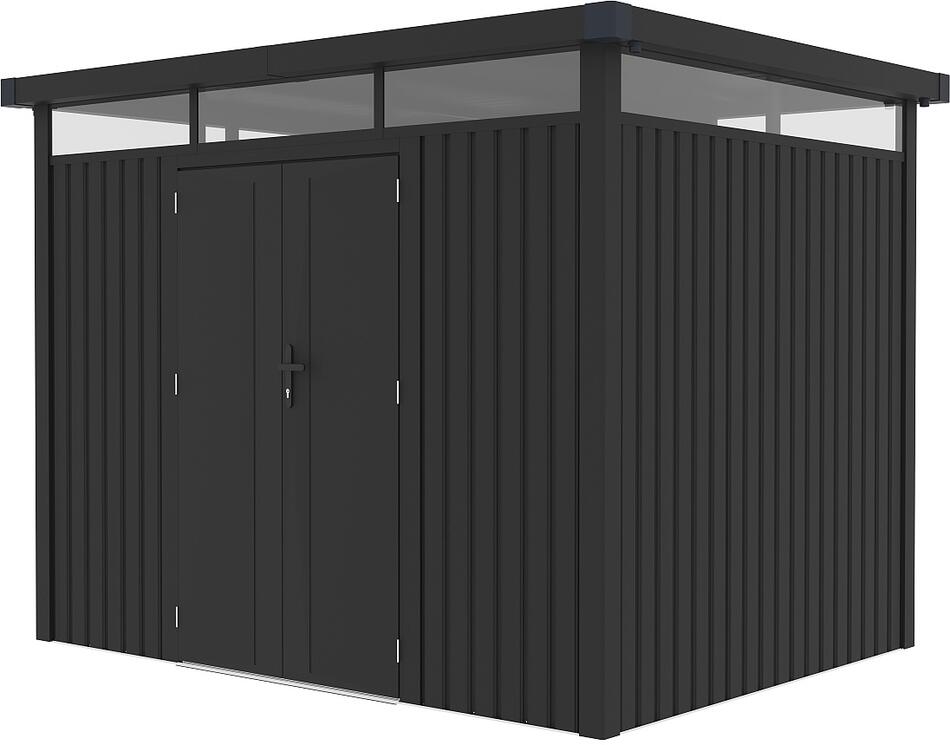 Plechový domek LANITPLAST MARBURG 108 ANTRACIT LG4018