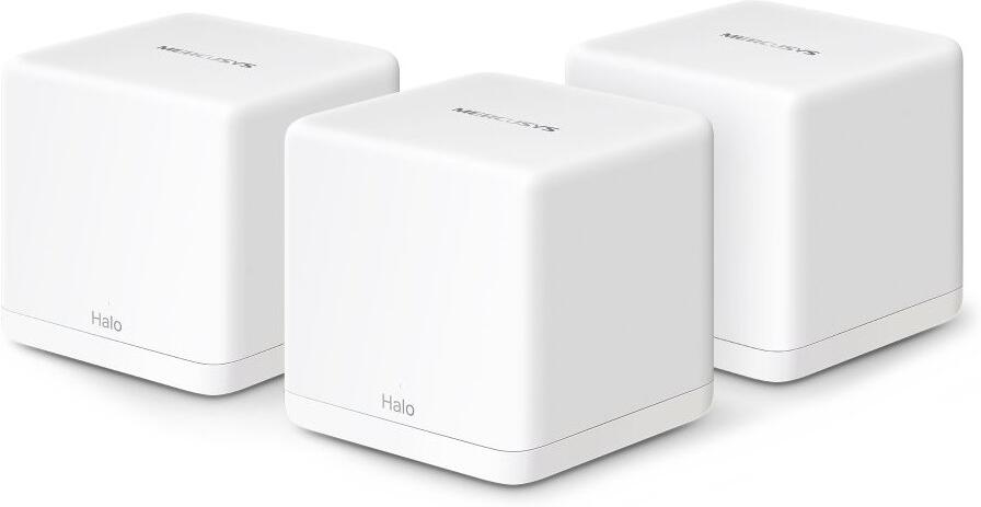 WiFi router TP-Link Mercusys Halo H60X(3-pack) WiFi 6, AX1500, 3x GLAN2,4/5 GHz