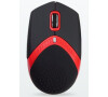 EXACTGAME AMEI AM-M101R/Ergonomická/Optická/1 600 DPI/Drátová USB/Černá-červená