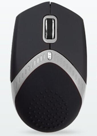 EXACTGAME AMEI AM-M101S/Ergonomická/Optická/1 600 DPI/Drátová USB/Černá-stříbrná