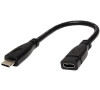 Kabel USB 3.1 USB C(M) - USB C(F) prodlužovací, 0,15m