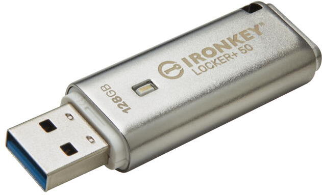 KINGSTON 256GB IronKey Locker Plus 50 AES Encryption, USBtoCloud (IKLP50/256GB)