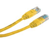 Patch kabel UTP cat 5e, 1m - žlutý