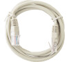 Patch kabel UTP cat 5e, 1m - šedý