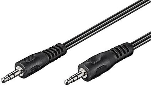 Kabel jack 3,5M - jack 2,5M, 2m