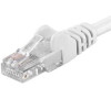 Patch kabel UTP cat 5e, 2m - bílý