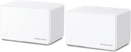 WiFi router TP-Link Mercusys Halo H80X(2-pack) WiFi 6, 3x GLAN, 2,4/5GHz, AX3000