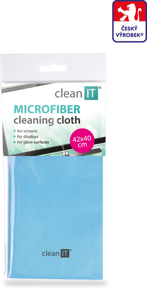 Čisticí prostředek CLEAN IT čisticí utěrka z mikrovlákna, velká světle modrá