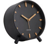 Designový budík 5943BK Karlsson 11cm