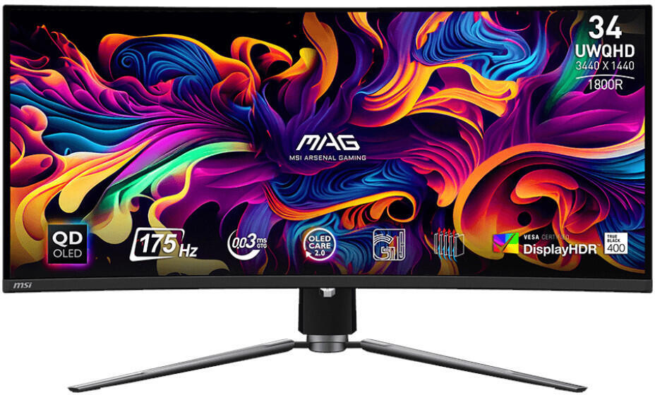 Herní monitor MSI MAG 341CQP QD-OLED (UWQHD)
