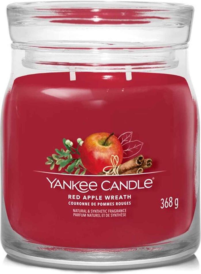 Yankee Candle Red Apple Wreath signature svíčka střední 368 g