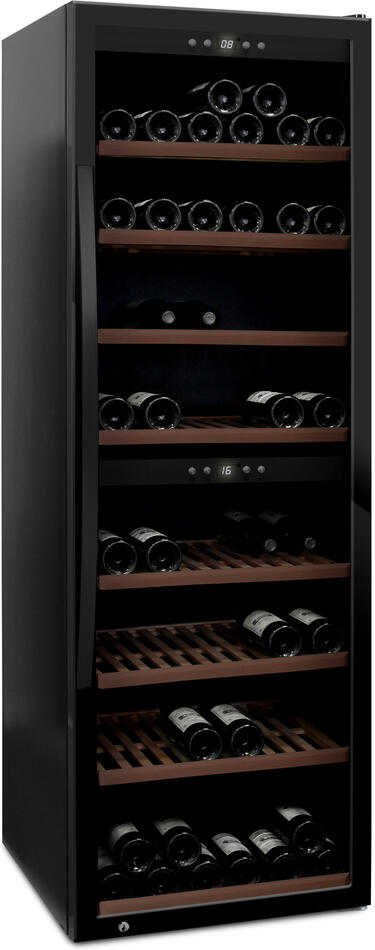 Vinotéka mQuvée WineExpert 180 Fullglass, černá