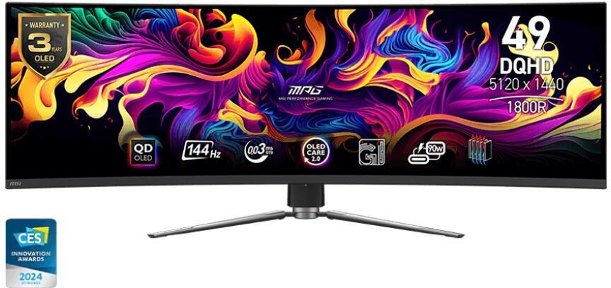 Herní monitor MSI MPG 491CQP QD-OLED