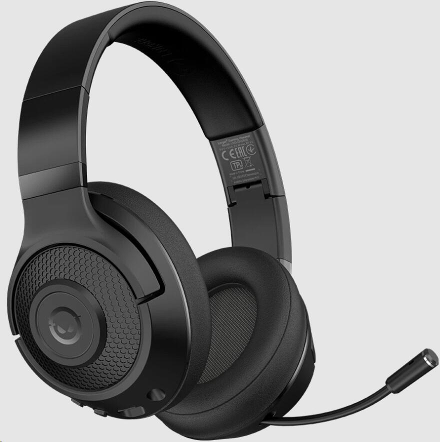 LORGAR herní headset Noah 500, BT 5.3, až 58 hodin černý (LRG-GHS500)
