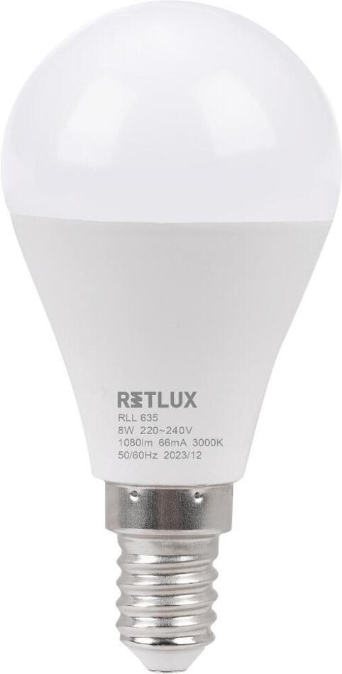 LED žárovka mini globe Retlux RLL 635