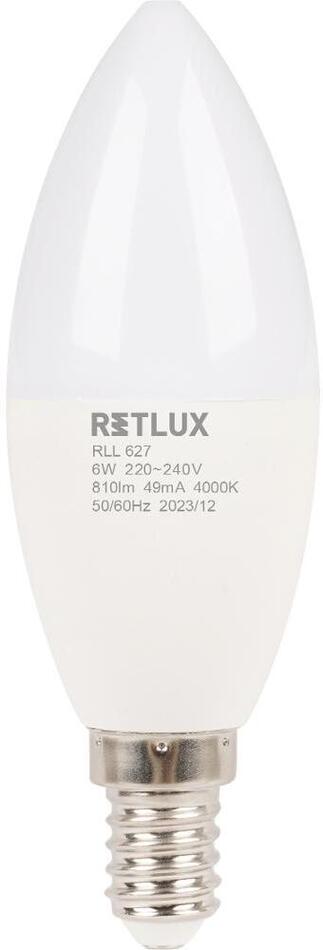 LED žárovka candle Retlux RLL 627