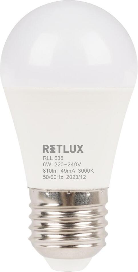 LED žárovka mini globe Retlux RLL 638