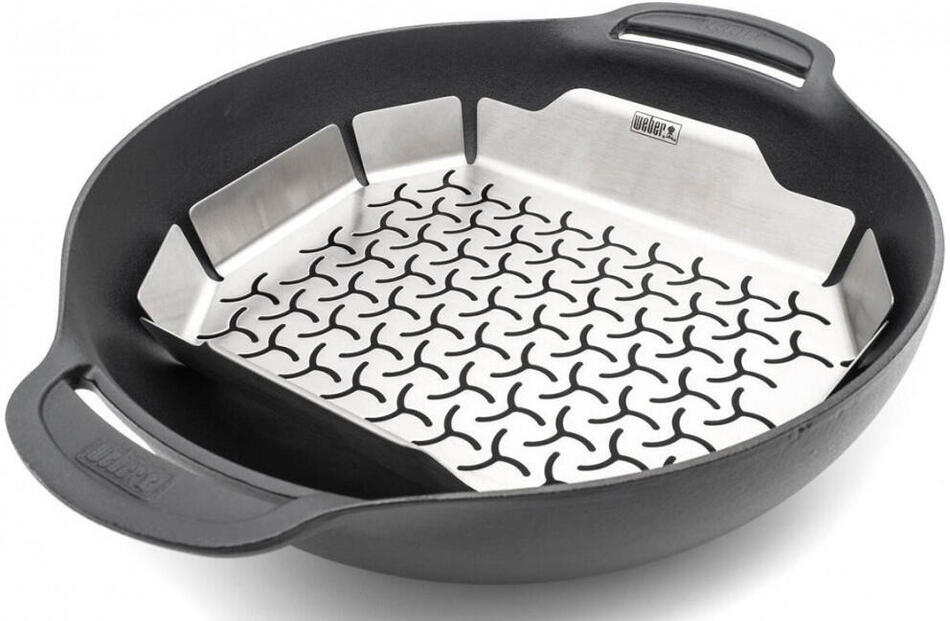 Wok pánev a sada pro Weber Gourmet BBQ System