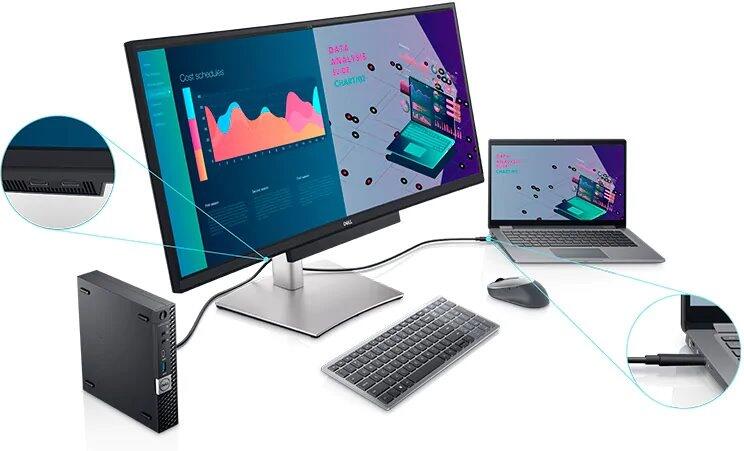 Monitor Dell UltraSharp U4025QW (210-BMDV), stříbrný