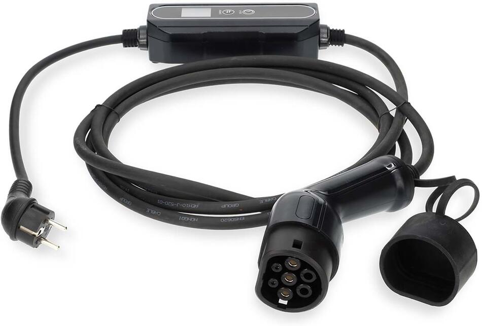 Přenosná nabíječka pro elektromobily NEDIS EVCH37KWBK20
