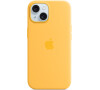 Apple iPhone 15 Silicone Case with MS - Sunshine (MWNA3ZM/A)