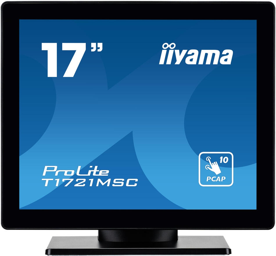 17" IIYAMA T1721MSC-B2:PCAP,10P,HDMI,repro