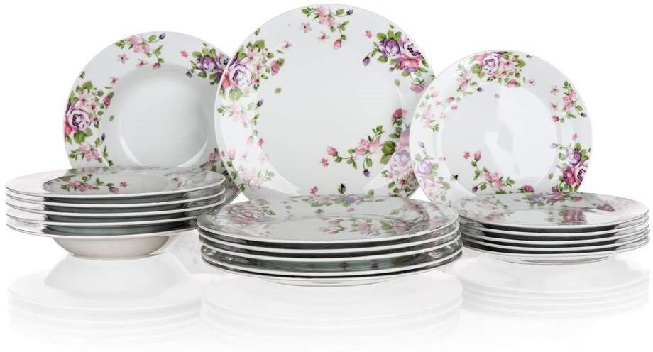 BANQUET Sada talířů BEAUTY, 18 ks (60311153)