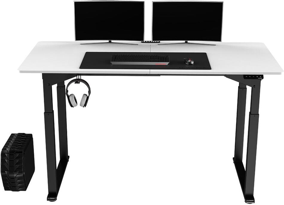 Herní stůl ULTRADESK Uplift White fehér