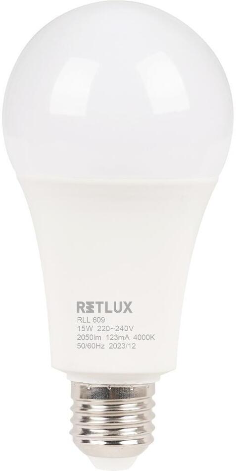 LED žárovka Classic Retlux RLL 609 A70 E27 15W