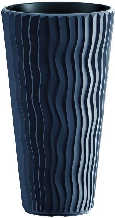 Květináč Prosperplast SANDY SLIM antracit 29,7 cm