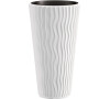 Květináč Prosperplast SANDY SLIM bílý 29,7 cm