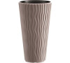 Květináč Prosperplast SANDY SLIM mocca 39 cm