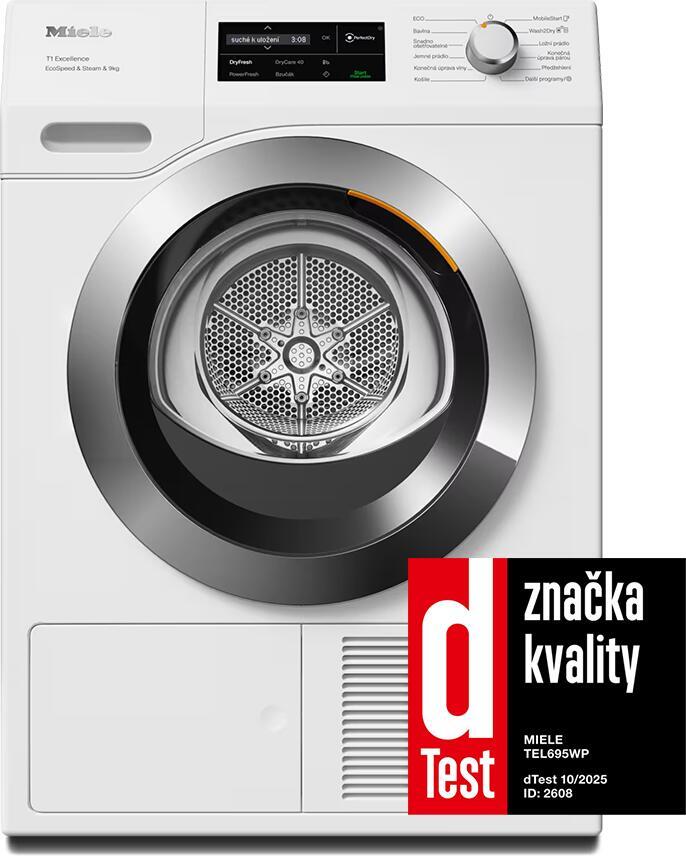 Sušička prádla Miele TEL695WP 125 Gala Edition