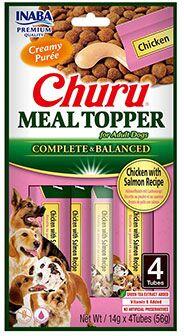 Churu Dog Meal Topper Chicken with Salmon Recipe 4x14g