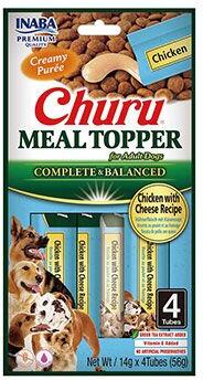 Churu Dog Meal Topper Chicken with Cheese Recipe 4x14g