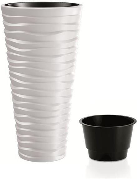 Květináč SAND SLIM bílý 39cm PROSPERPLAST