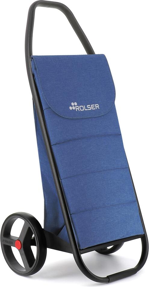 Rolser Com Tweed Polar Black Tube taška na kolečkách, modrá