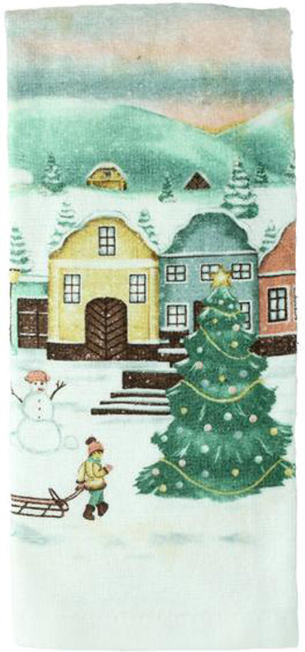 Kuchyňská utěrka TORO 38x63cm vesnička