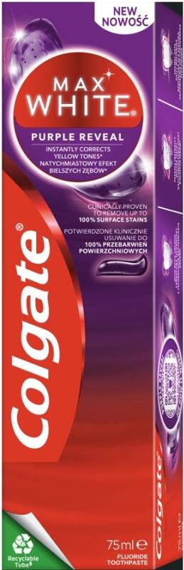 Colgate Max White Purple Reveal zubní pasta 75 ml