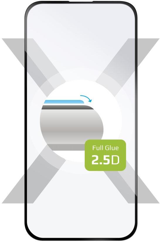 Ochranné tvrzené sklo FIXED Full-Cover pro Apple iPhone 16 Plus, černé