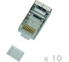 DATACOM Plug STP CAT6 8p8c- RJ45 drát (10ks) (4136)