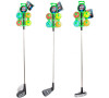 Teddies Golfová sada 1ks hůl 60cm + 4ks míček kov/plast