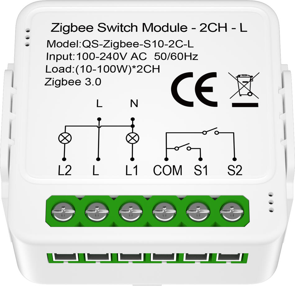 Immax NEO Smart kontroler (L) V8 2-tlačítkový Zigbee 3.0
