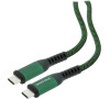 Kabel USB-C/USB-C PD 100W 100cm,opletený