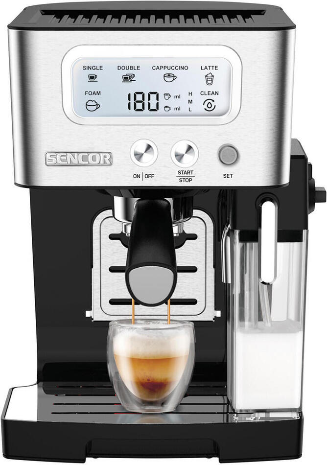 Pákové espresso Sencor SES 4090SS