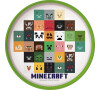 STOR plastový talíř MINECRAFT 22cm protiskluzový