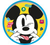 STOR TALÍŘ MICKEY S PROTISKLUZOVÝM DNEM PLAST 19,5X2,5