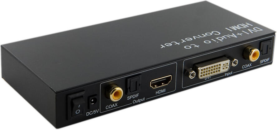4WORLD 4World Převodník DVI + Optical + Coaxial na HDMI (06923)