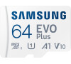 Samsung EVO Plus/micro SDXC/64GB/UHS-I U1 / Class 10/+ Adaptr/Bl (MB-MC64SA/EU)