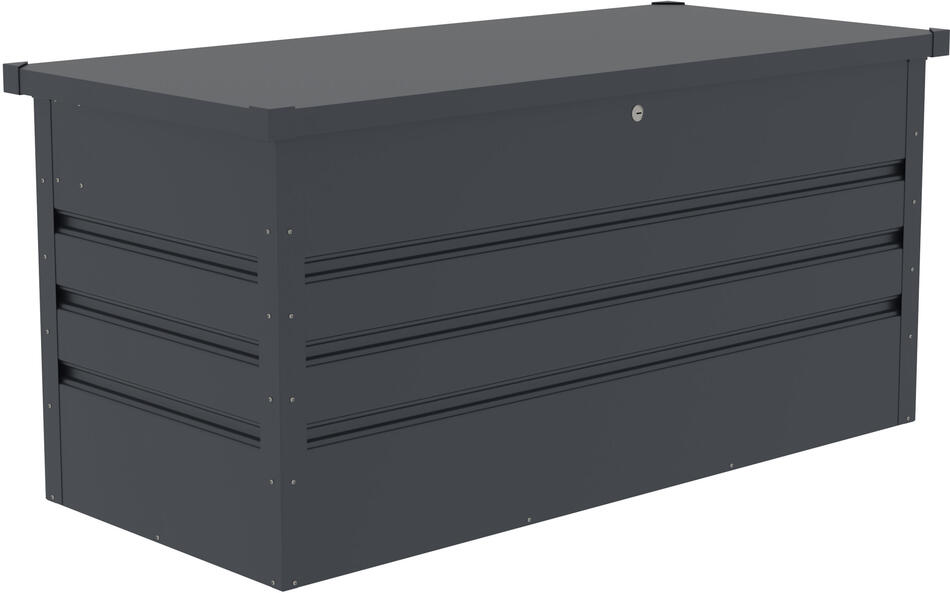 Zahradní box G21 Denver 400 L, antracitový plechový